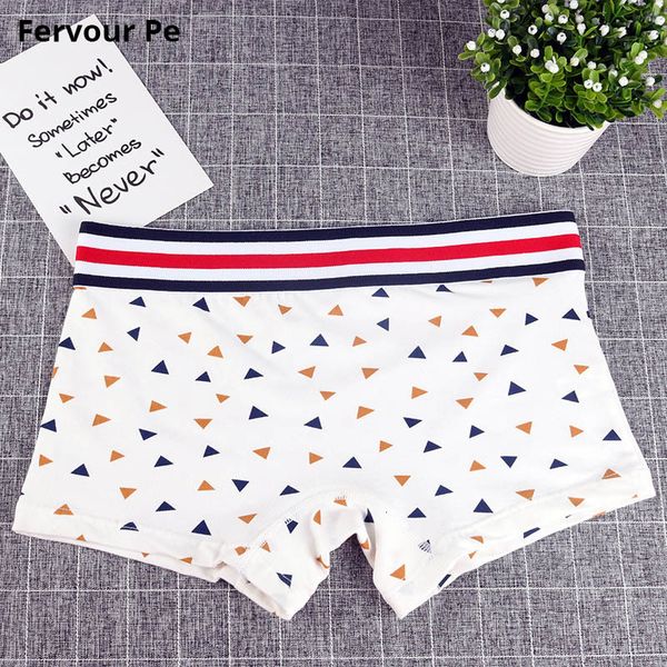 

fervour pe women's cotton underwear ladies panties handsome boxer girls solid color wide-brim sports shorts a19042, Black;pink