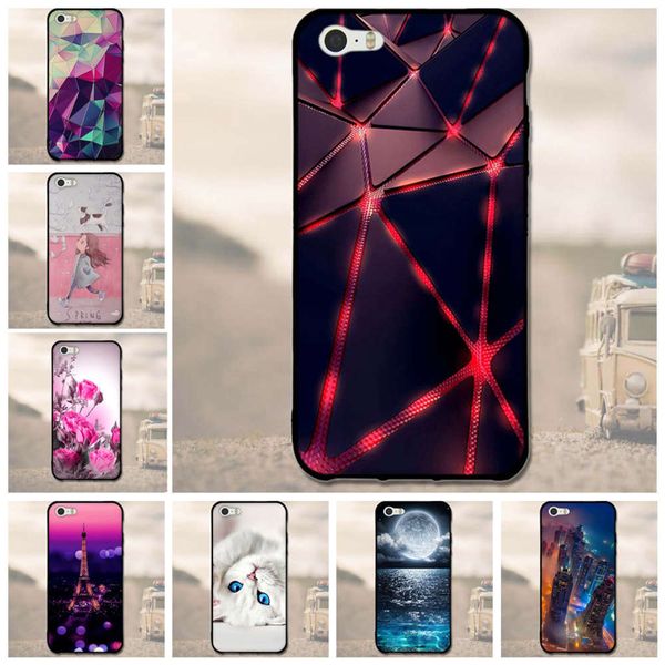

vip 5s 5se 5s rubber sleeve, original shell, with beautiful vip 5s se drawing, mobile phone silicone tpu soft back covervfe1