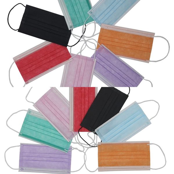 

dhl factroy 3ply face retail disposable colorful 3 ply mask bfe&gt;95% outletvg28