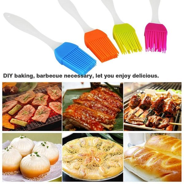 

oil baking cook silicone candy bread color cream bbq utensil safety basting brush for cooking pastry tools