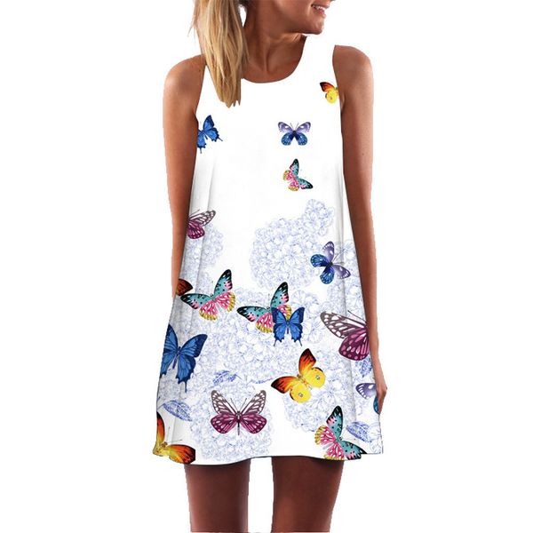 

fashion strapless o-neck minimalist mini summer retro boho style women's holiday beach party vest, Black;gray