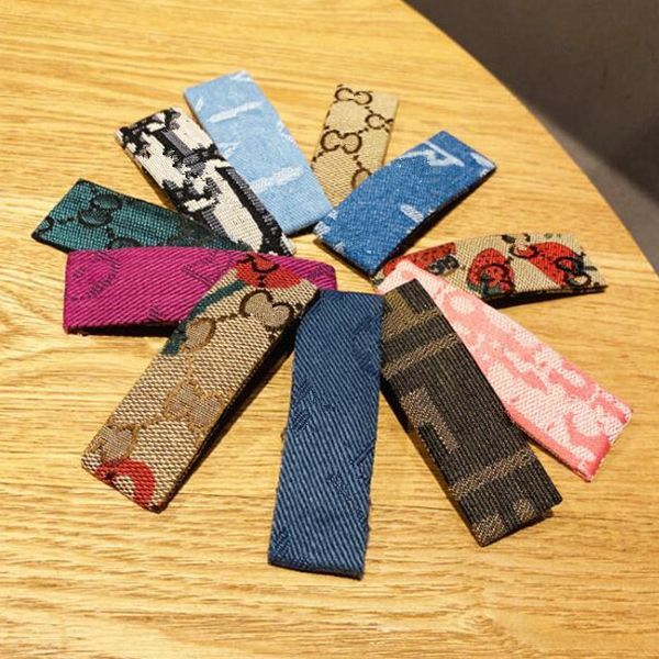 

new style fashion print letter hair clip women letter charm barrettes fashion hair accessories for gift party hairpin head hoop, Golden;silver