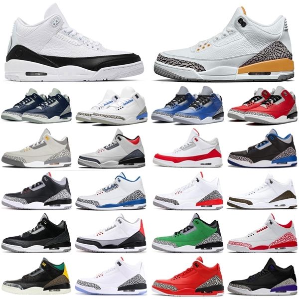 

2020 new arrival 3 3s fragment jumpman men sport shoes midnight navy laser orange fire red unc mens trainers sports sneakers size 7-13