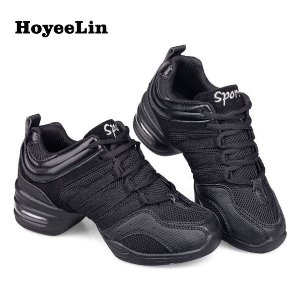 

hoyeelin mesh jazz shoes woman ladies modern soft outsole dance sneakers breathable lightweight dancing fitness shoes 201017