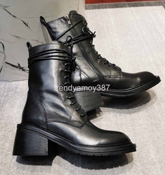 

boots fashion brand martin boots women's autumn winter single are thin versatile british windnet red round, Black
