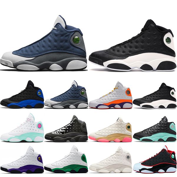 

new arrival jumpman 13 men basketball shoes 13s mens trainers reverse hyper royal he got game playground flint sport sneakers size 40-47