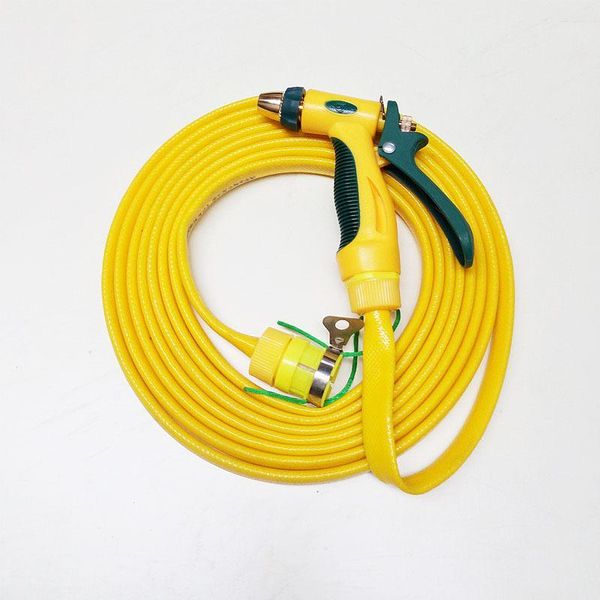 

5m garden water hose water band with high-pressure car wash nozzle1