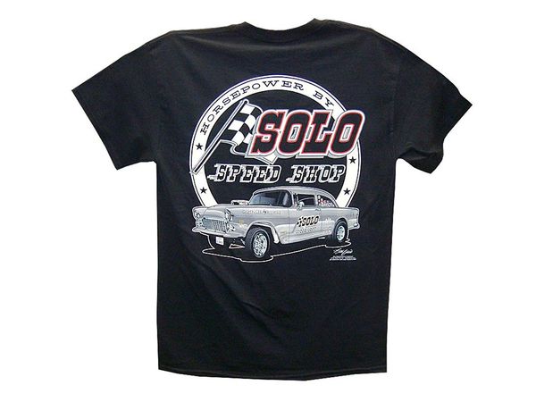 

sport 2019 new summer tee shirt shirts solo speed shop 1955 chevy t-shirt: black - vintage gasser drag chevrolet funny t-shirt