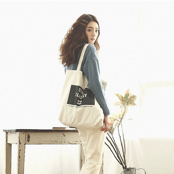

big canvas tote women casual handbag for teenager girl book beach bag female large capacity daily shopping bag