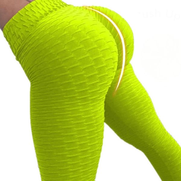 

women high elastic fitness sport leggings yoga pants slim running tights sportswear sports pants trousers clothing t200601, Black