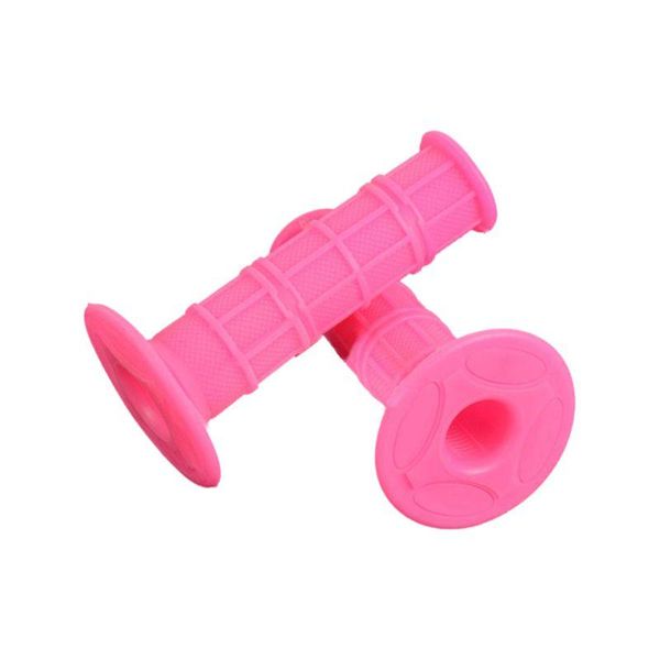 

motorcycle grips handlebar grips motorcycle scooter quad 22mm rubber motocross pink