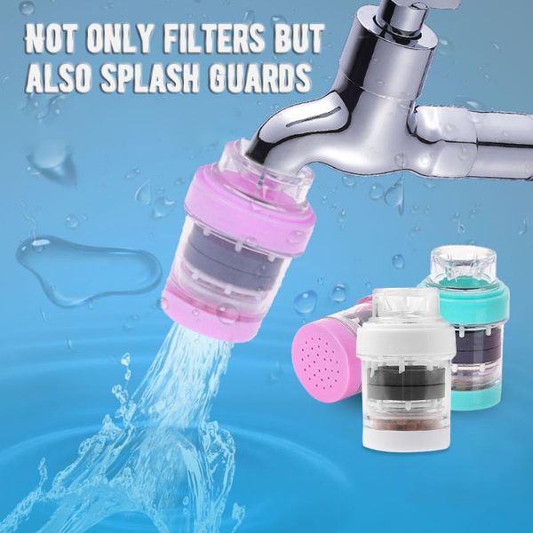 

1pc multifunction faucet filter tap water purifier household stone magnetized water filter kitchen utensils 3 colors