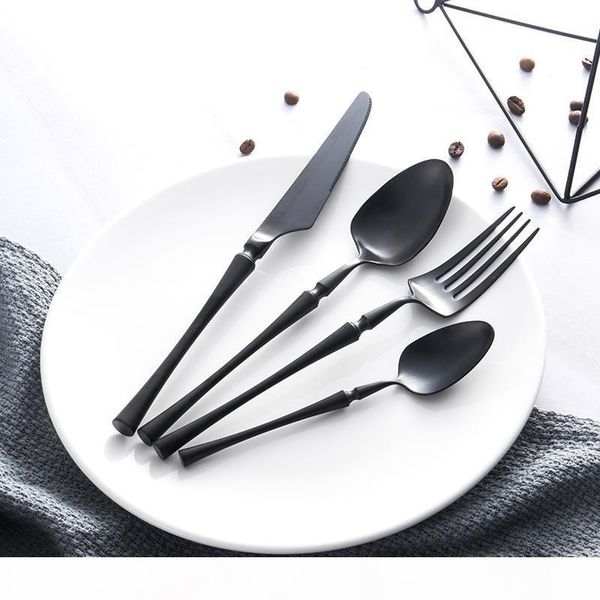 

матовый матовый нож из нержавеющей стали малой талии ложки посуды набор высококлассного steak knife hotel western style вилка столовой посуд