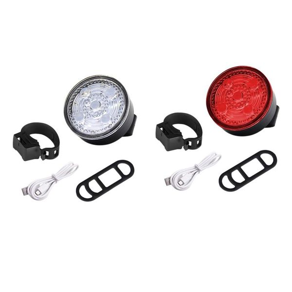 

usb rechargeable cycling bicycle light mountain bike light charging taillight outdoor tail clip lamp