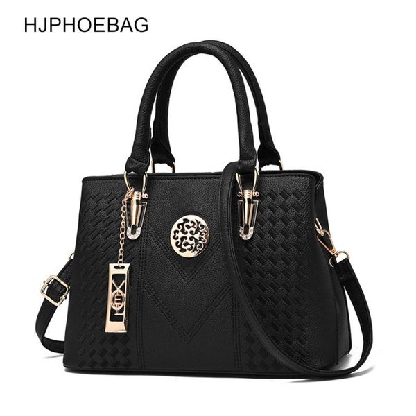 

hjphoebag fashion embroidery ladies messenger bag leather handbags ladies large-capacity handbag crossbody bags for women yc178
