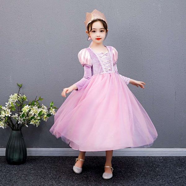 

long ice and aisha snow 2 sve pink children's princs drs autumn, Red;yellow