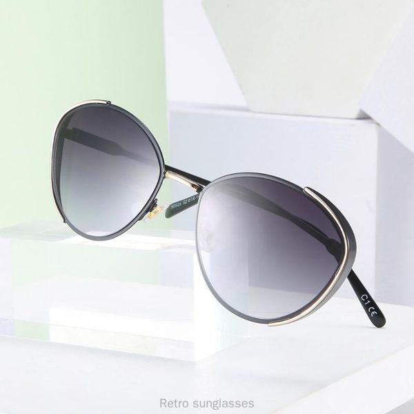 

sunglasses retro gradient women cat summer style uv400 ladies sun glasses vintage gift female brown black fml, White;black