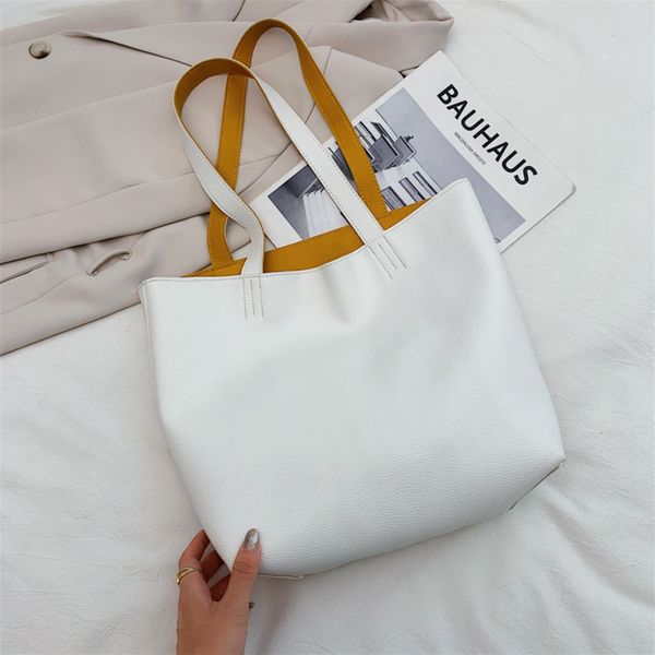 

simple and large capacity women's 2020 new fashion all kinds of ins single tong bao shoulder hand shoulder bagbag net red tote children