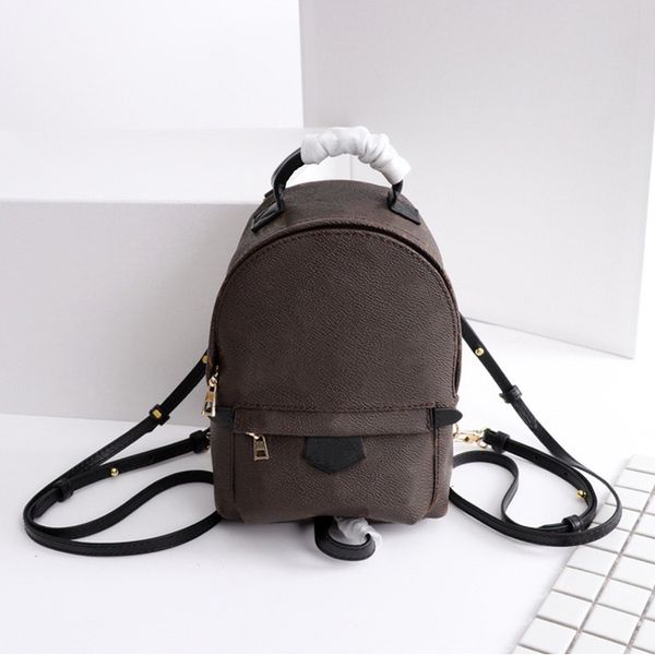 

brown flower big small mini size women designer backpacks genuine leather business travel outdoor backpack fashion shoulder bags handbags
