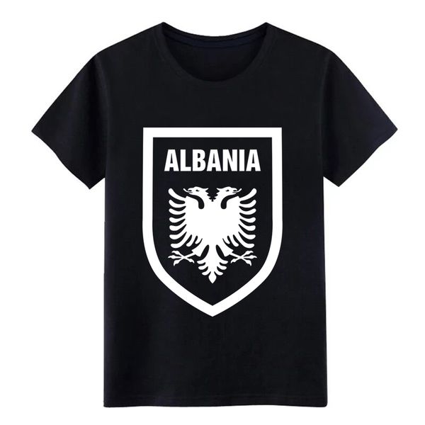 

men's albania t shirt customize cotton round neck natural famous humor spring autumn formal shirt sport hooded sweatshirt hoodie