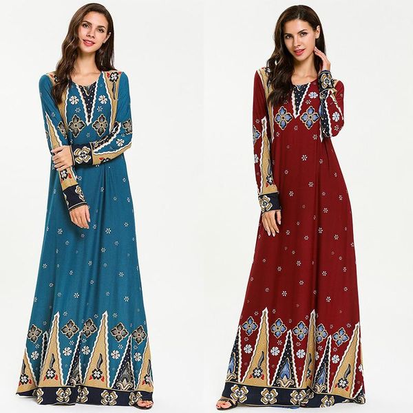 

muslim fashion dresses for women abaya dubai kaftan hijab dress turkey caftan marocain jurken vestidos largos robe longue femme, Red