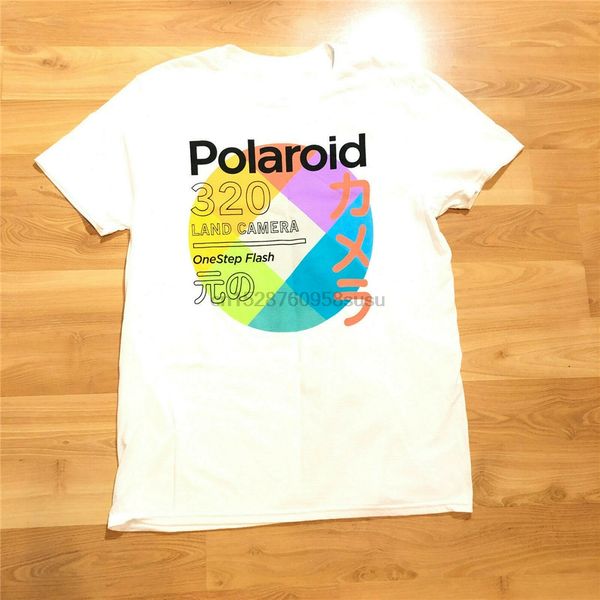 

polaroid 320 land camera onestep flash t-shirt size large license custom made tee shirt sport hooded sweatshirt hoodie