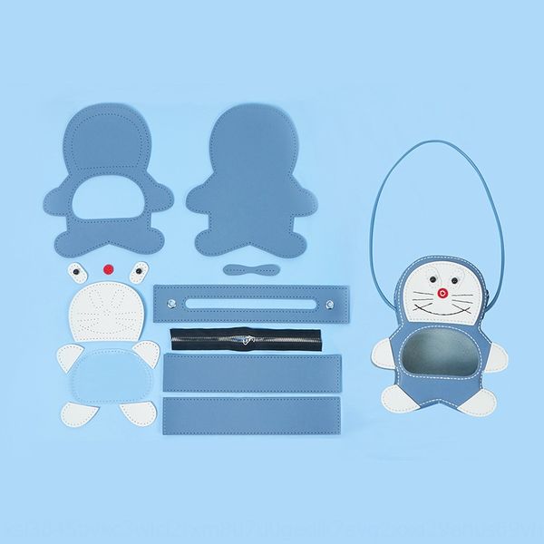 

diy handmade cute robot cat diy hand bag chinese valentine's day warm gift hand sewn material bag 3asfr