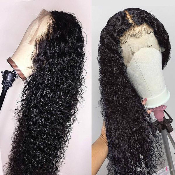 

brazilian jerry curl wig lace front wig short curly lace front human hair wigs pre plucked 13x4 13x6 wigs for black women, Black;brown