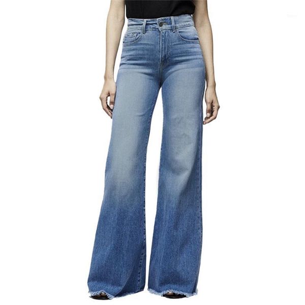 

shujin high waist wide leg jeans brand women boyfriend jeans denim skinny woman's vintage flare plus size 4xl pant1, Blue