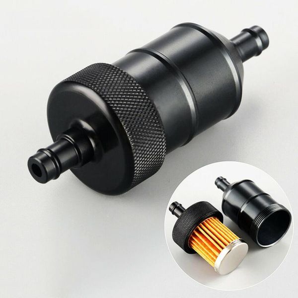 

8mm petrol gas fuel filter cleaner universal motorcycle dirt bike motocross accessories aluminum alloy1