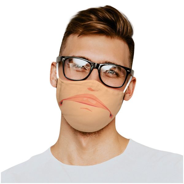 

2021 latest sunscreen sand face exhaust funny breathable cycling scarf mask mouth caps covers washable protective mondmaskers new