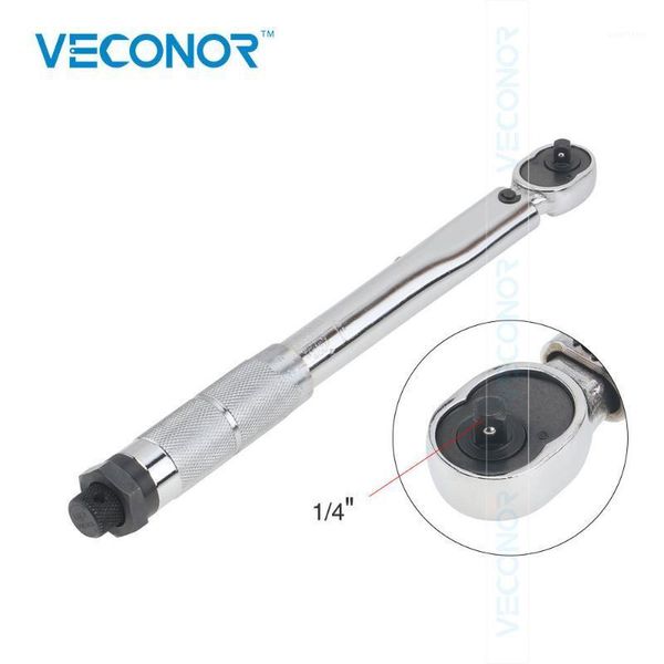 

1/4 inch square drive 5-25n.m torque wrench spanner hand tool for car bicycle motorbike use1