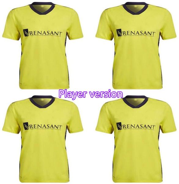 

2022 2023 men nashville sc soccer jerseys 22 23 mls nashville hany mukhtar zimmerman home away football shirt enfants leal mccarty uniform, Black;yellow