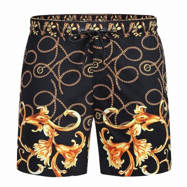 

new short pant 2021 spring and summer classic beach shorts digital 3d printing casual shorts e331, Black;brown