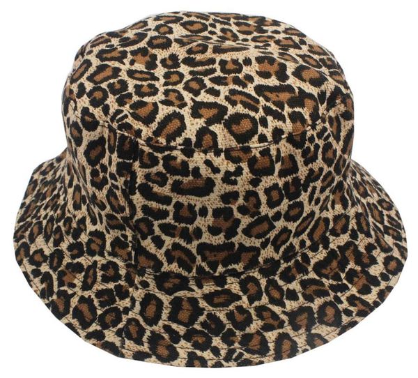 

foxmother new fashion summer leopard animal printed bucket hats fishing cap women men, Blue;gray