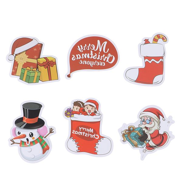 

22pcs merry наклейка street doodle набор для рождества водонепроницаемого пвх наклейки