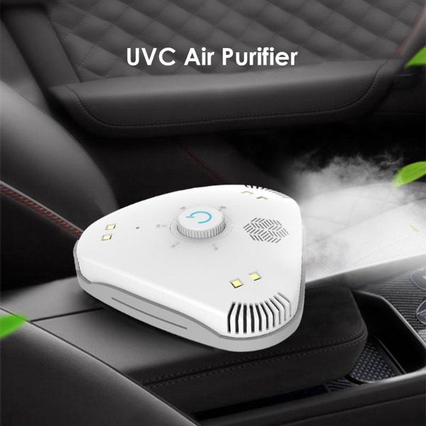 

rechargeable mini uvc air purifier negative ion wall hanging health care filter releasing oxygen mini air generator