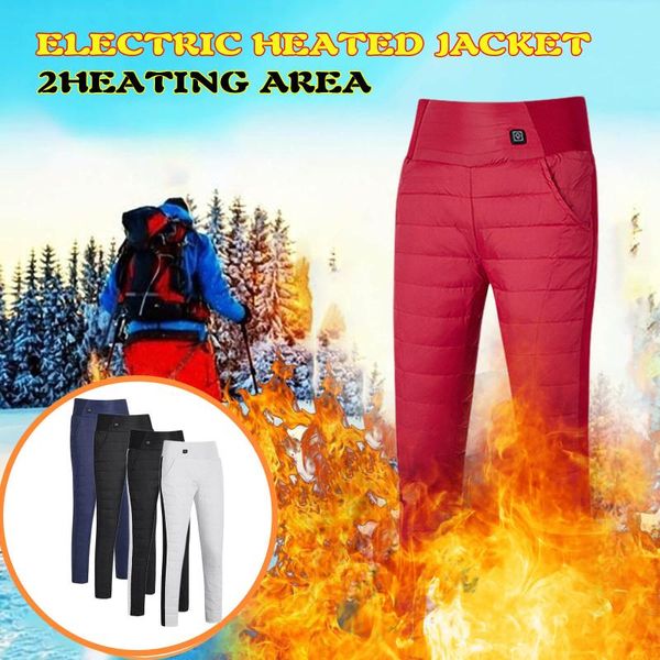 

women's pants & capris women winter area 2 heated outdoor for riding skiing fishing via trousers 2021, Black;white