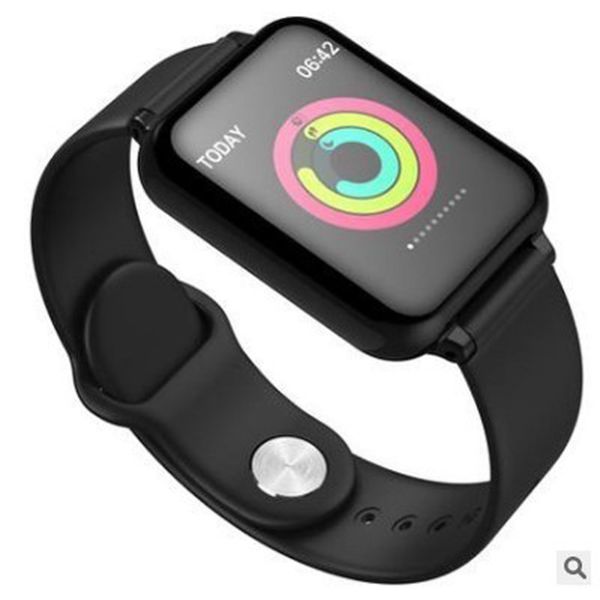 

new b57 color screen smart bracelet waterproof heart rate blood prsure sleep meter step movement call reminder bluetooth