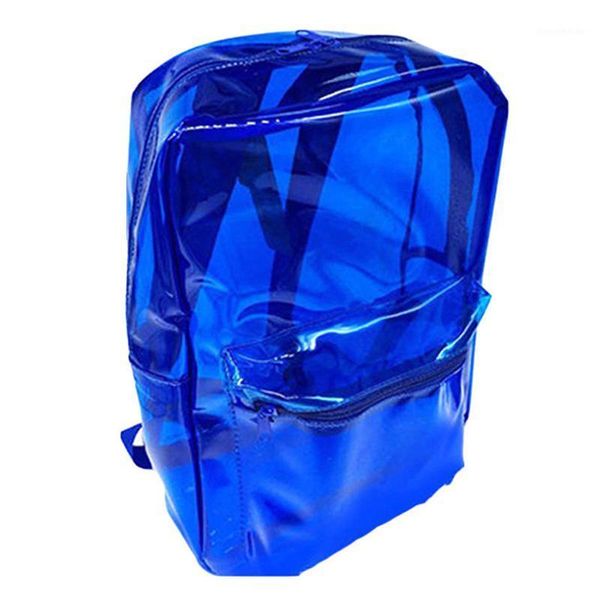 

backpack student sports waterproof travel bags kids clear school pvc1