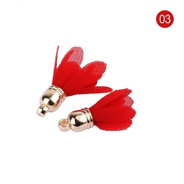 

30pcs mini metal cap flower tassels for boho jewelry diy craft making supplies bracelet necklace earring finding accessories h sqcpwo