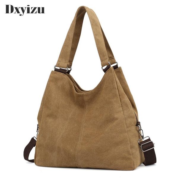 

big capacity canvas tote women's hobo bag female durable purpose shoulder bag female fashion casual women handbag