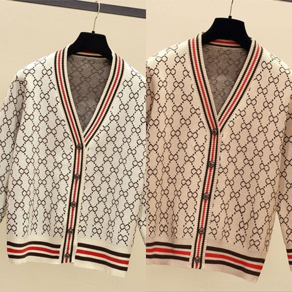 

hbs6m women's ca autumn korean style 2019 spring and new autumn loose long sweatercoat sweatersleeve coat and winter short knitted sw, White;black