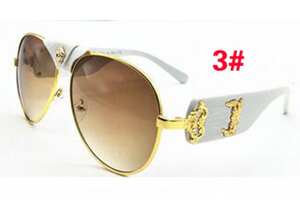 

summer good quality woman outdoor sport color film metal sunglasses ladies driving goggle reflective mirror sunglasses 7colors ing, White;black