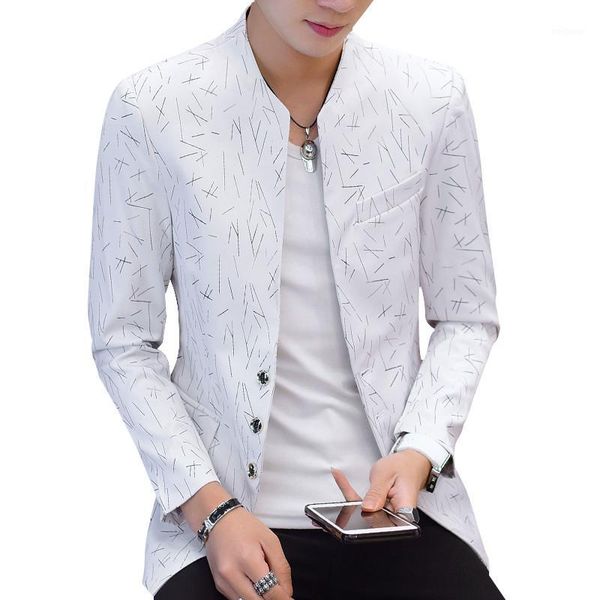 

large size men suit jacket white blue purple black red mens suits blazers 6xl teen man slim jackets and coats fashion casual, White;black