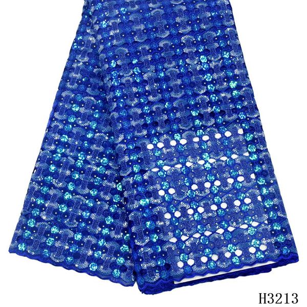 

ribbon hfx latest nigerian lace 2021 sequins tulle fabric african for bridal wedding dress x3213, Pink;blue