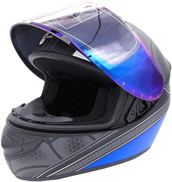 

motorcycle helmets spider helmet, personality motocross atv racing full dot/ece standard, gift gloves,black,xl