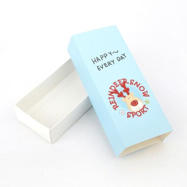 

gift boxes new 21x8.5x4.5cm four animals style 50pcs 350gsm cardunderwear socks towel saliva packaging box drawer type bbydpf