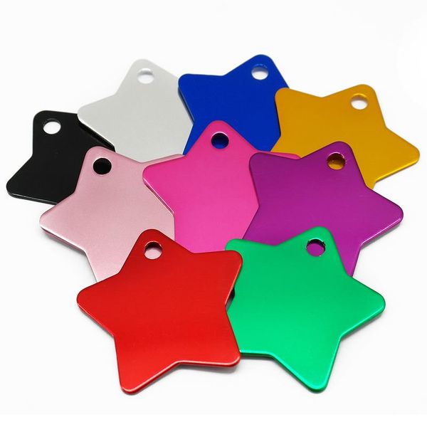 

20 шт. персонализированные собаки метка питомца щенок кошек воротник аксессуары пользовательские собаки название телефона тег алюминиевая во