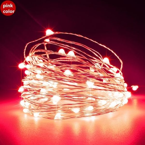

светодиодный свет шнура 10m 100led usb праздник света 5v водонепроницаемый купер провода фея свет christmaswedding сад новый год украшение к
